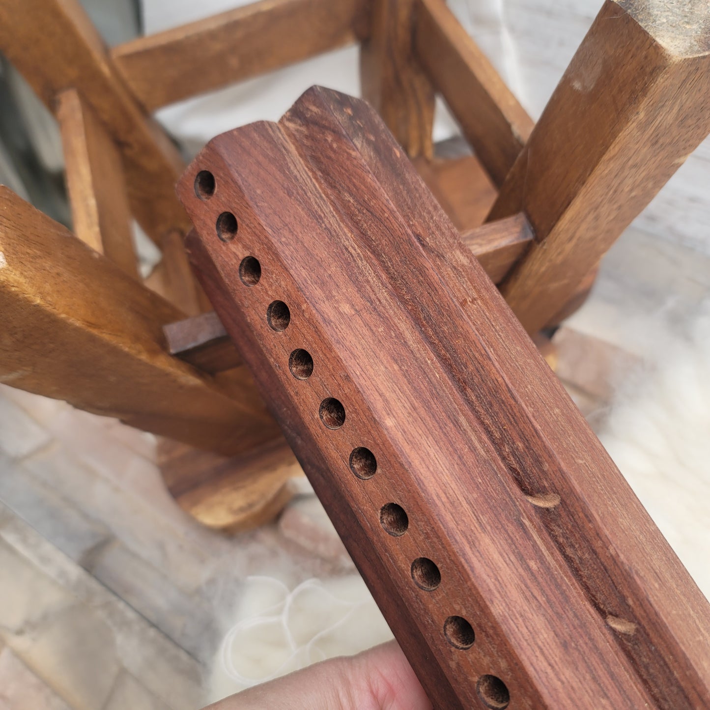 24" Dainty Lady Peg Loom - Black Walnut - 24-192