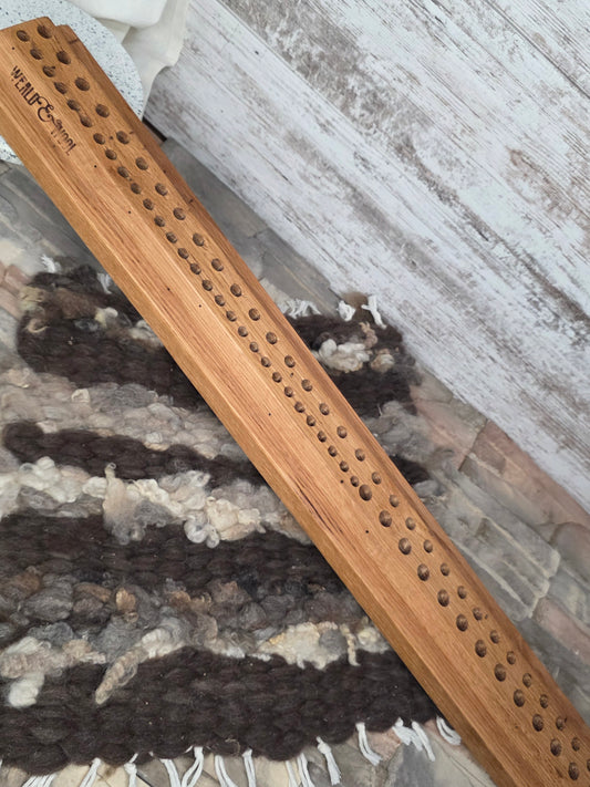 36" 2 Row Goldilocks Peg Loom - Red Oak - 25-278