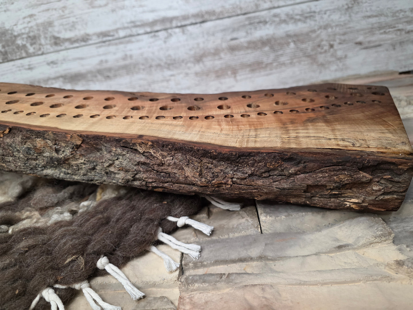 35" Goldilocks Peg Loom - Curved Ambrosia Maple - 25-223