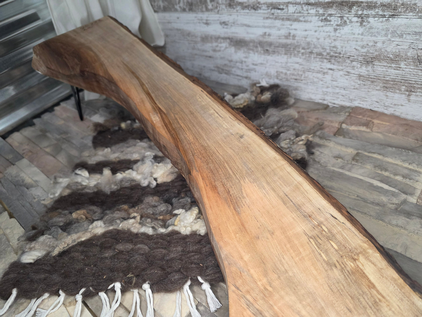 35" Goldilocks Peg Loom - Curved Ambrosia Maple - 25-223