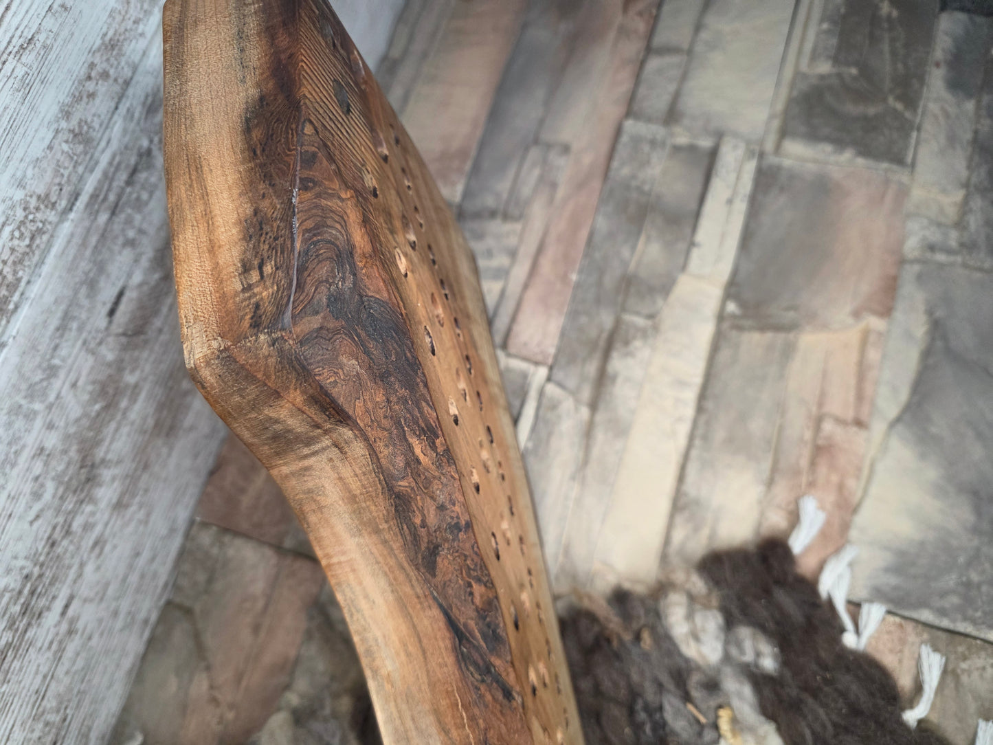 35" Goldilocks Peg Loom - Curved Ambrosia Maple - 25-223