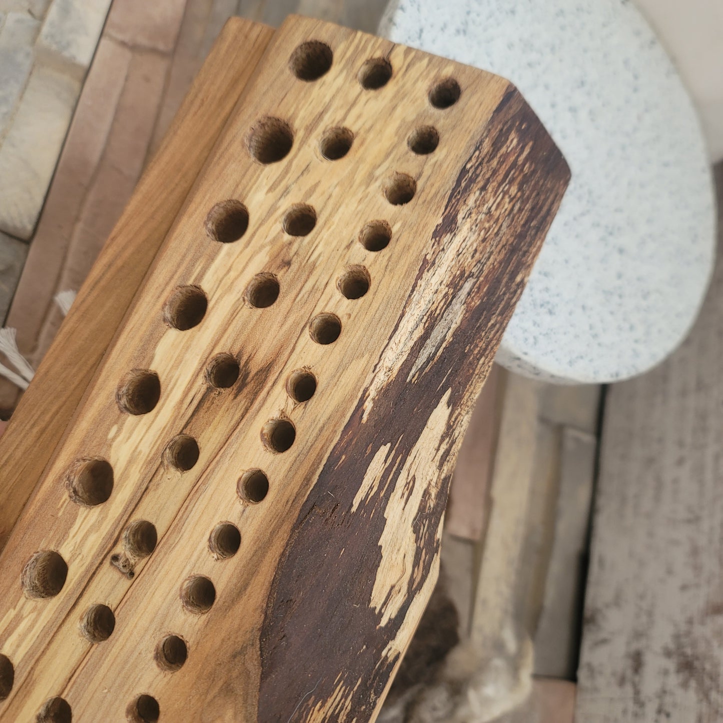 16" Ambrosia Maple Live Edge Goldilocks Peg Loom - 25-185
