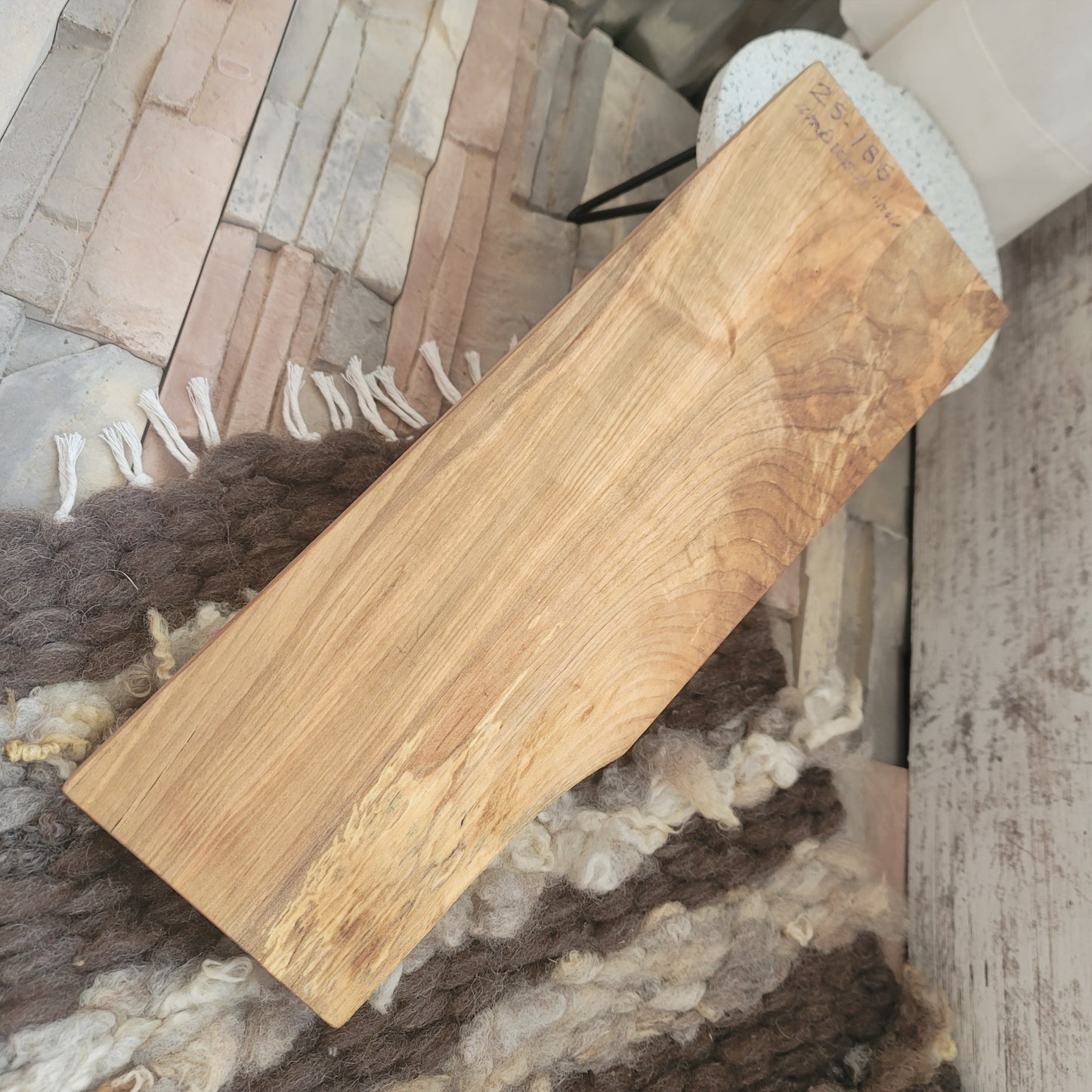 16" Ambrosia Maple Live Edge Goldilocks Peg Loom - 25-185