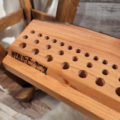 24" Goldilocks Peg Loom - Live Edge - Black Locust - 25-110