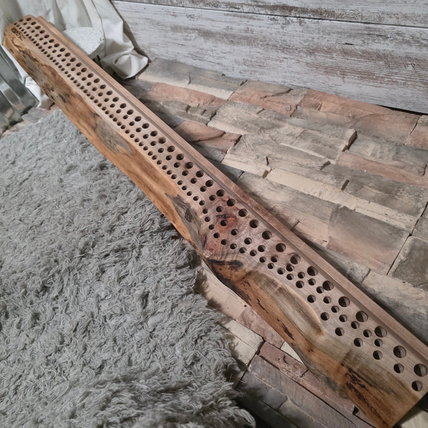 48" Live Edge Maple Goldilocks Peg Loom