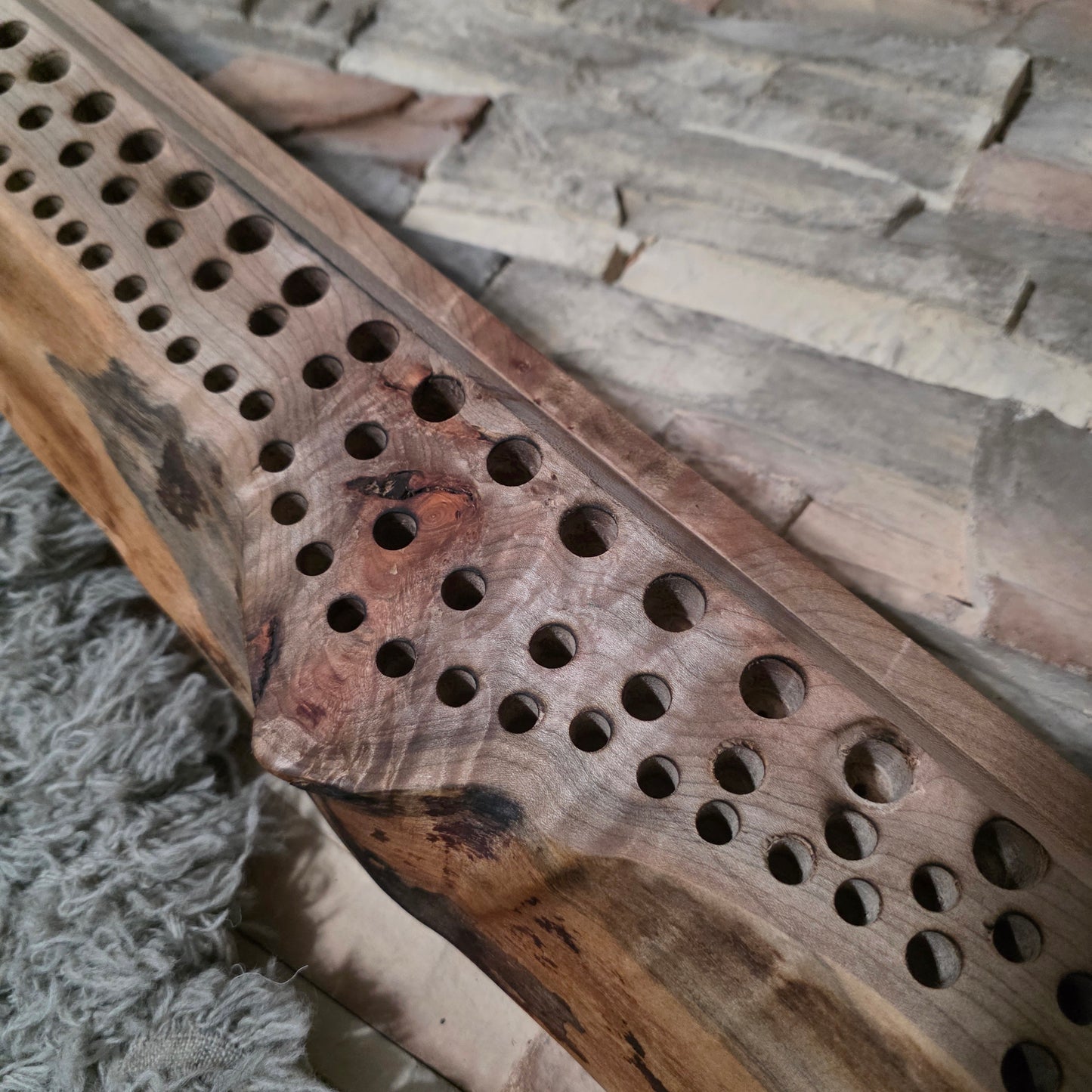 48" Live Edge Maple Goldilocks Peg Loom