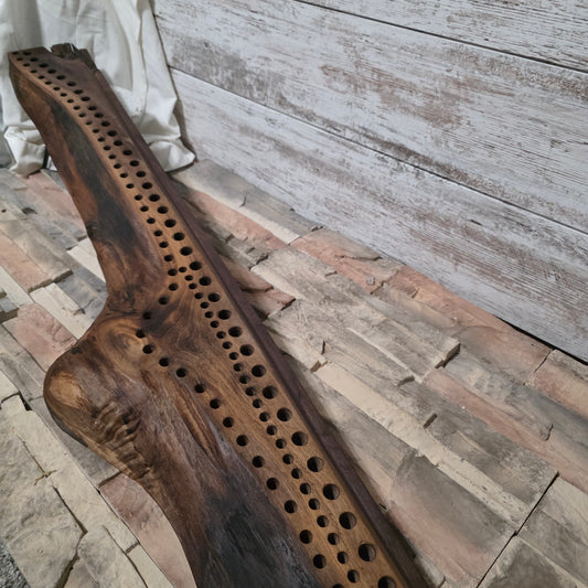 46" Live Edge Black Walnut Goldilocks Peg Loom