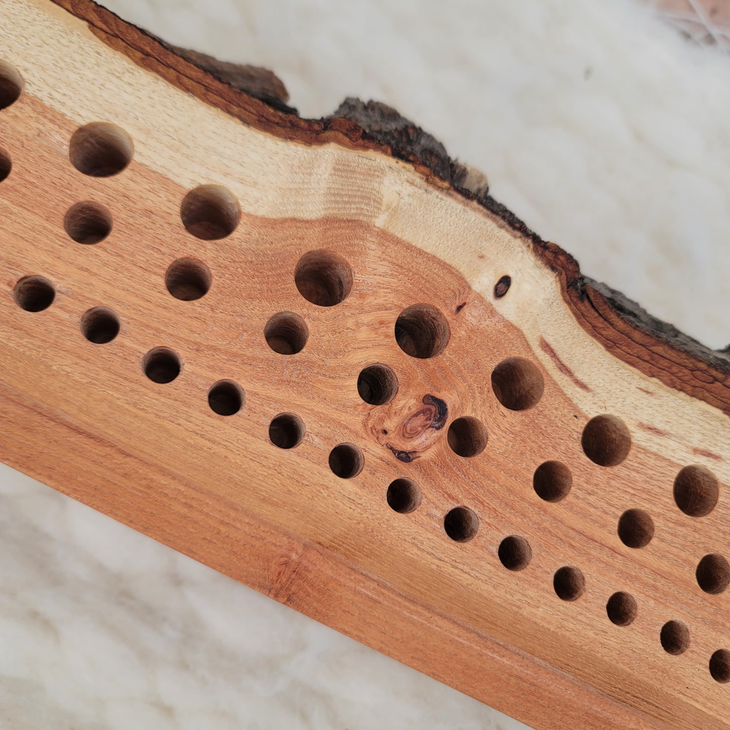 48" Goldilocks Peg Loom - Black Locust - Live Edge - 25-063