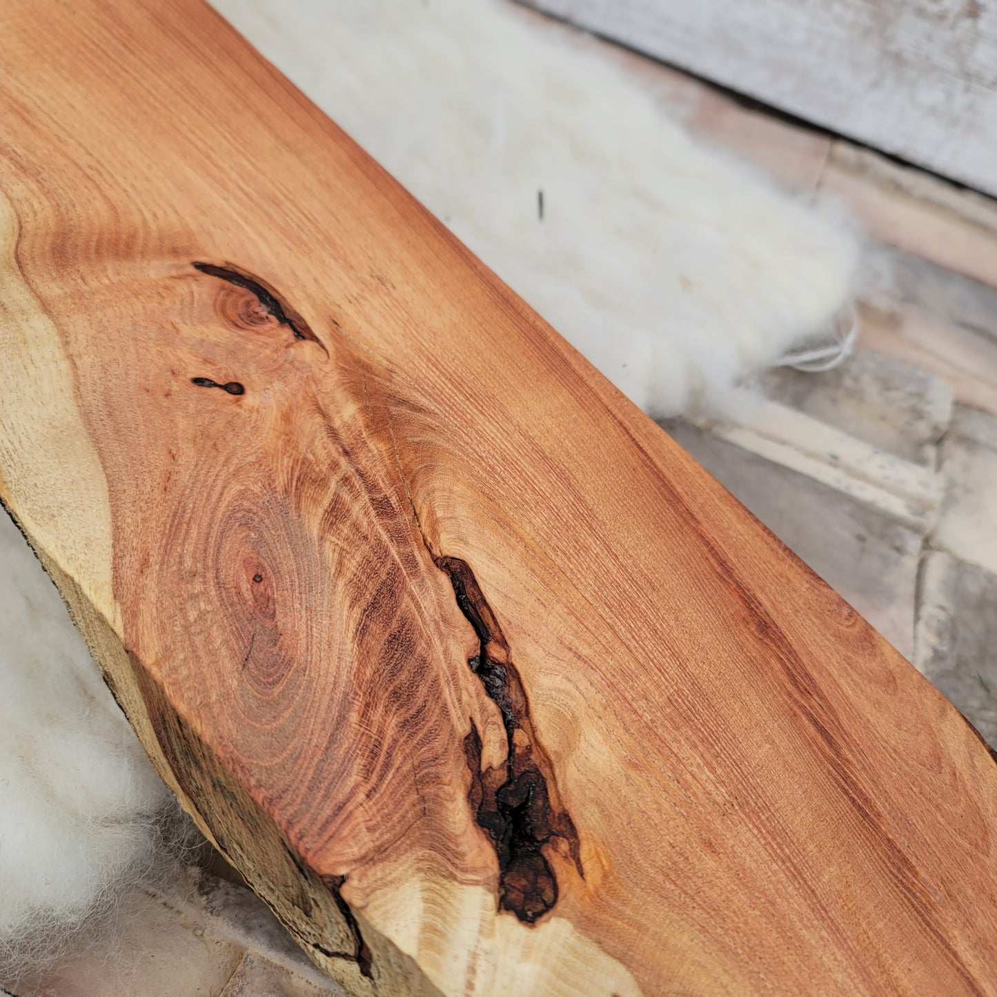 48" Goldilocks Peg Loom - Black Locust - Live Edge - 25-063