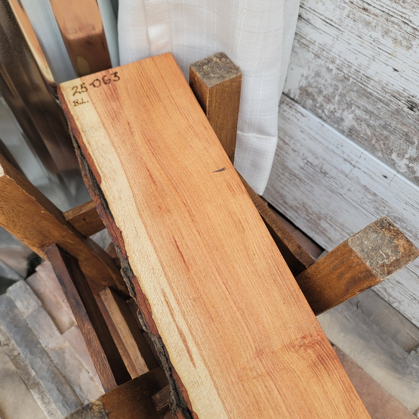 48" Goldilocks Peg Loom - Black Locust - Live Edge - 25-063