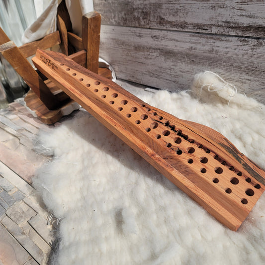 20" Black Locust Live Edge Goldilocks Peg Loom - 25-092