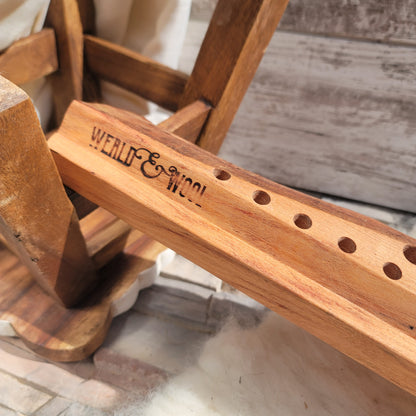 20" Black Locust Live Edge Goldilocks Peg Loom - 25-092