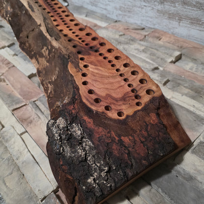 38" Live Edge Cherry Goldilocks Peg Loom