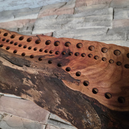 38" Live Edge Cherry Goldilocks Peg Loom