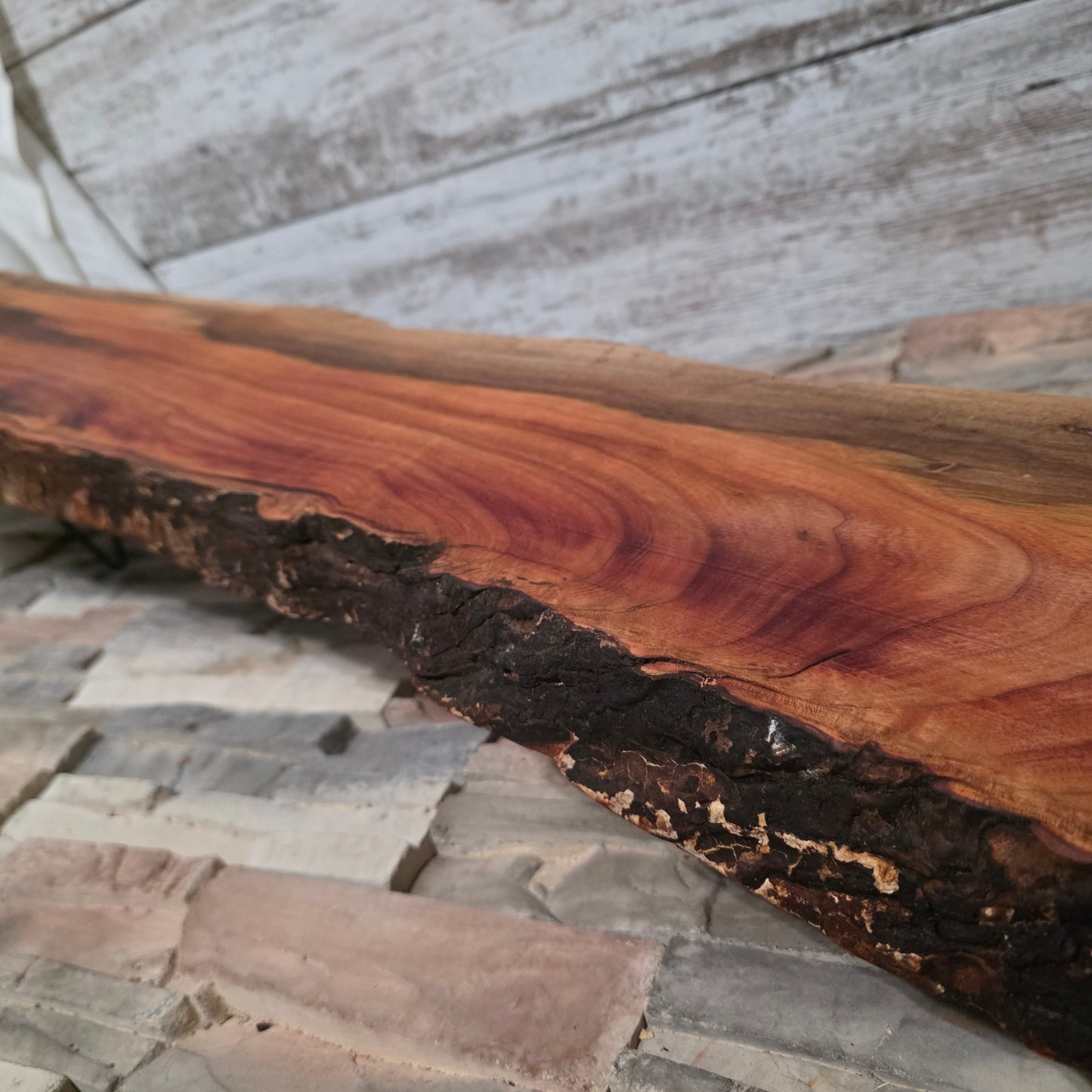38" Live Edge Cherry Goldilocks Peg Loom