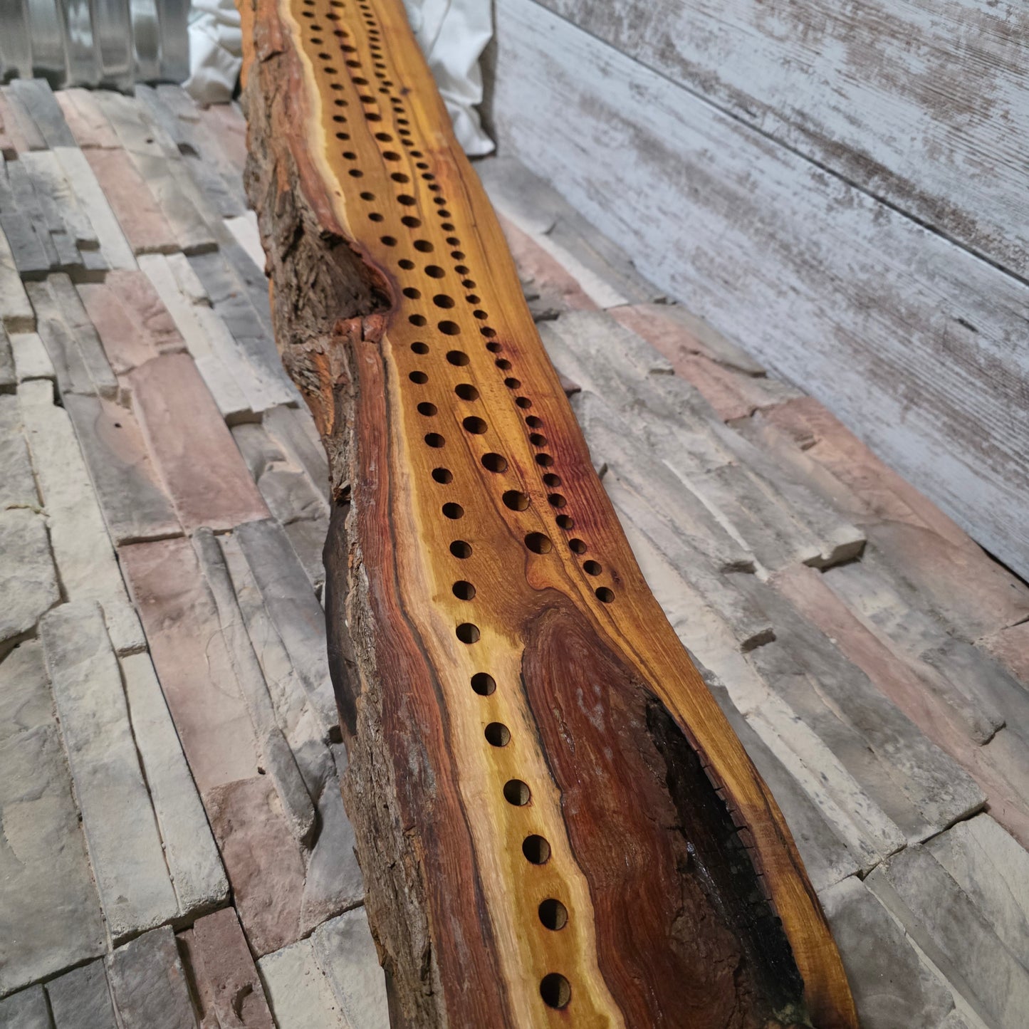 44" Live Edge Osage Orange Goldilocks Peg Loom
