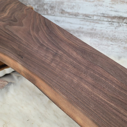 38" Goldilocks Peg Loom - Walnut Live Edge - 25-084