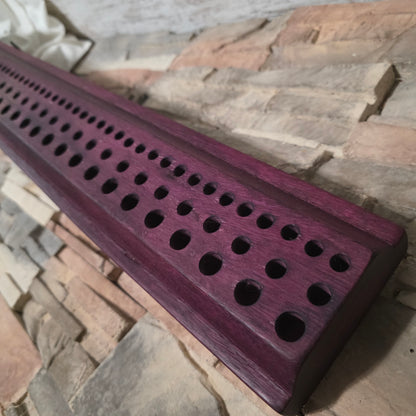 36" Purpleheart Goldilocks Peg Loom