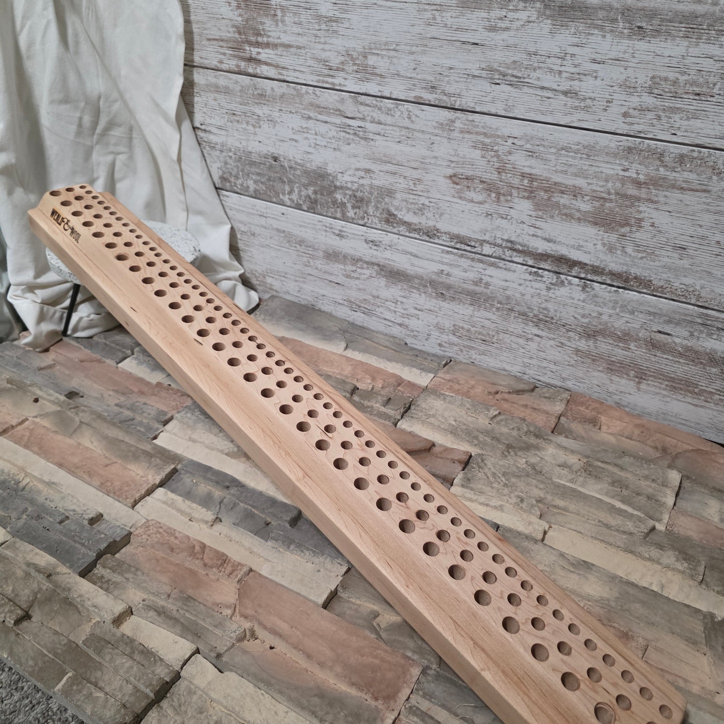 36" Quilted Maple Goldilocks Peg Loom