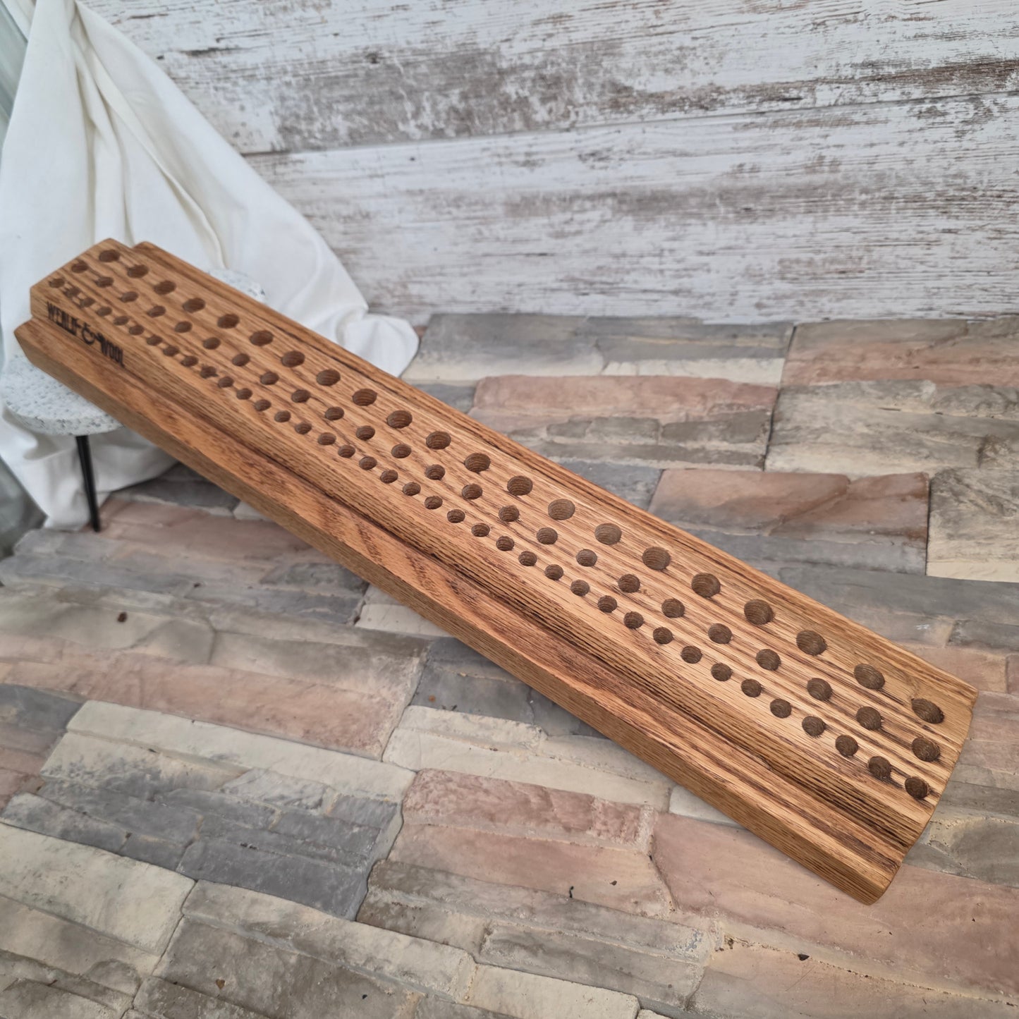 24" Red Oak Goldilocks Peg Loom