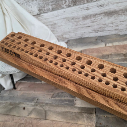24" Red Oak Goldilocks Peg Loom
