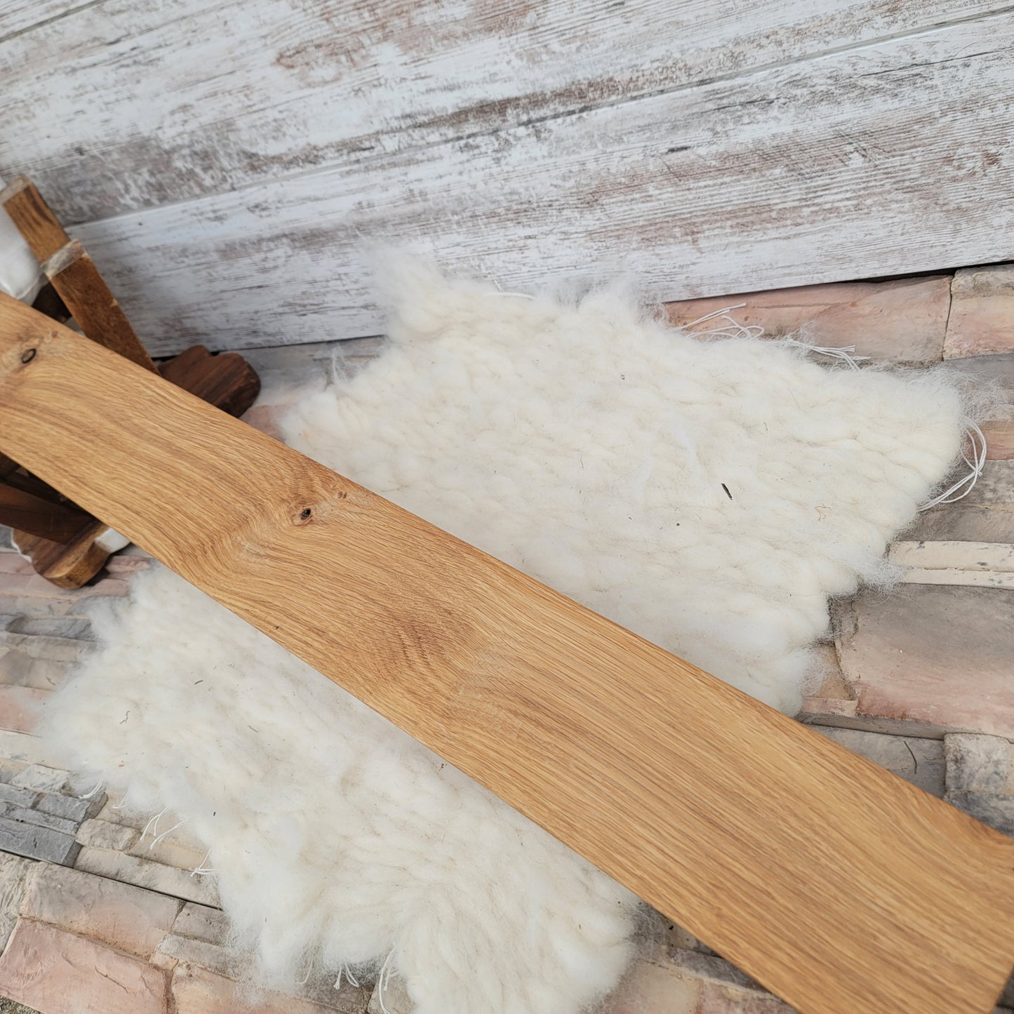 36" Goldilocks Peg Loom - White Tiger Oak - 25-054