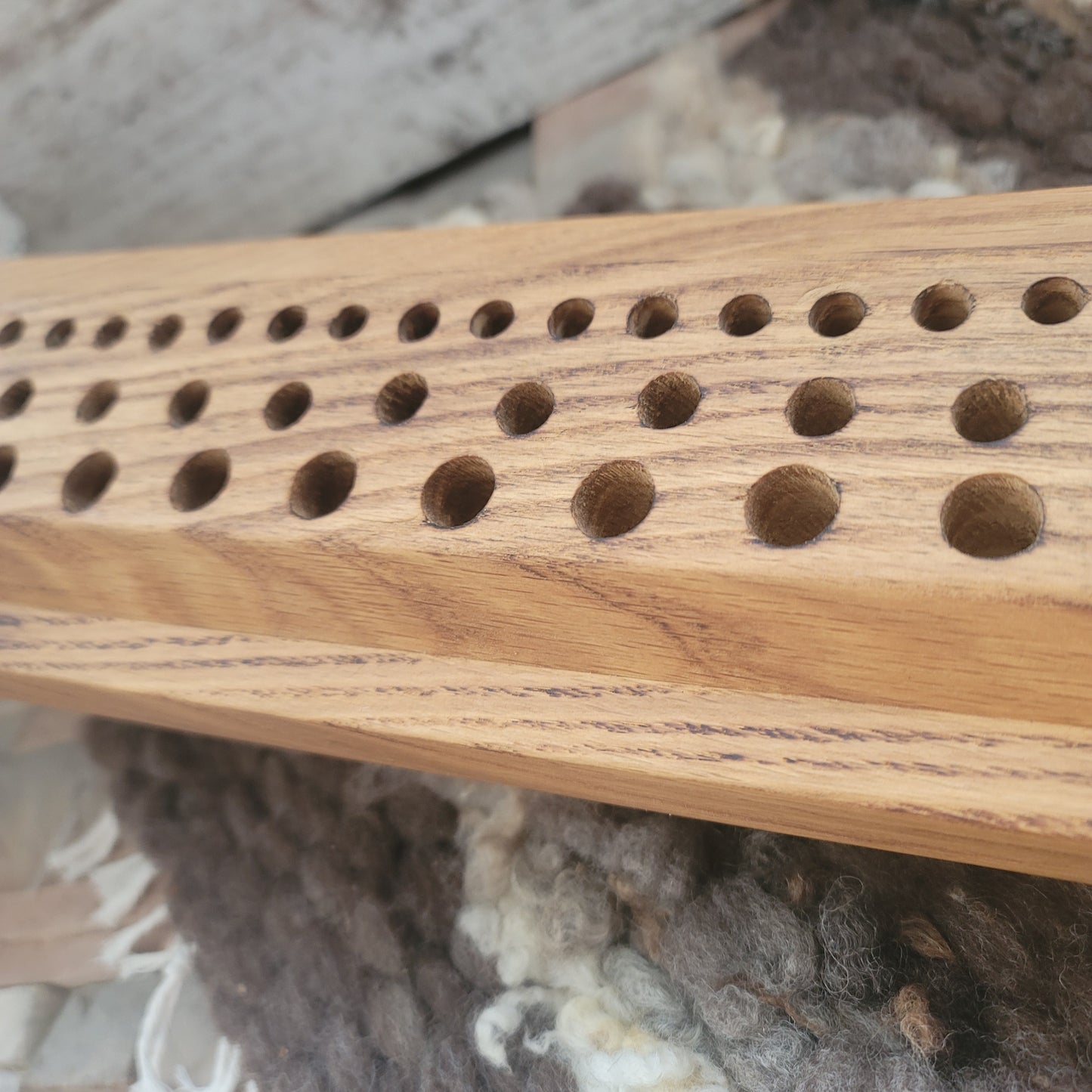 24" Goldilocks Peg Loom - White Oak - 25-183