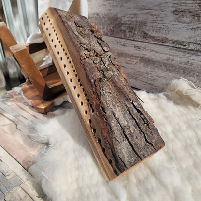 21" 2 Row Ambrosia Maple Live Edge Peg Loom - 25-099