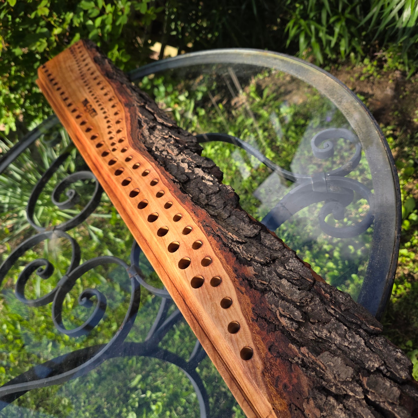 33" Live Edge Cherry Goldilocks Peg Loom
