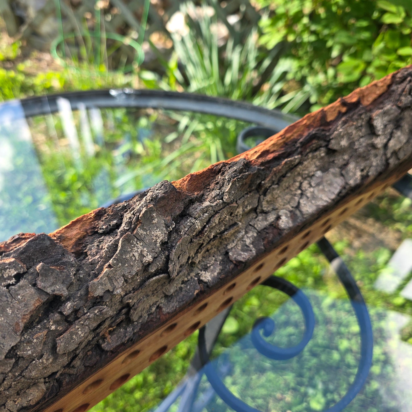 33" Live Edge Cherry Goldilocks Peg Loom