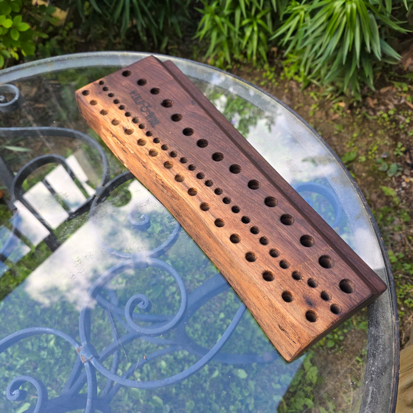 17" Live Edge Walnut Goldilocks Peg Loom