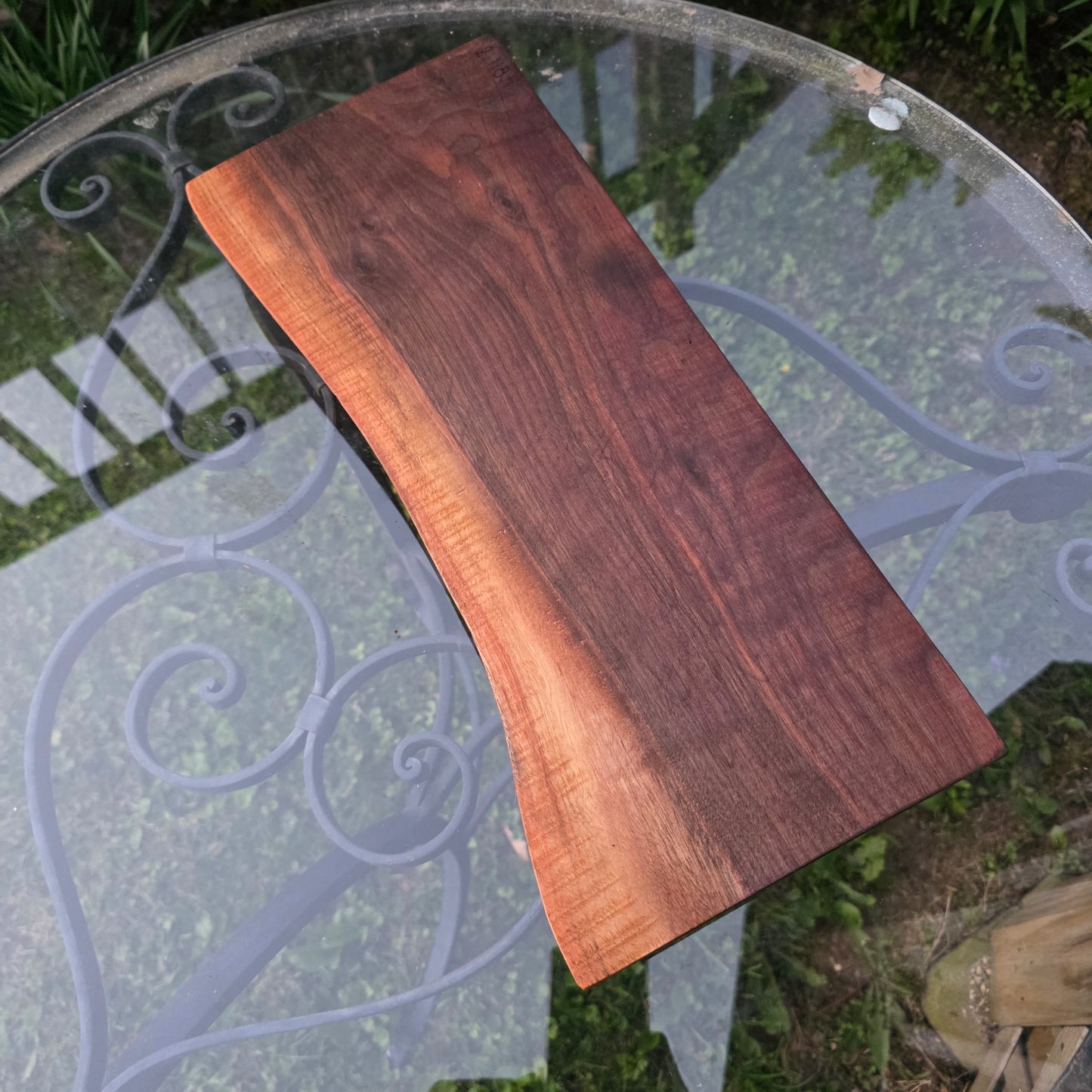 17" Live Edge Walnut Goldilocks Peg Loom