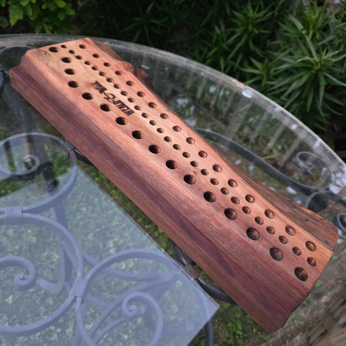 17" Live Edge Walnut Goldilocks Peg Loom