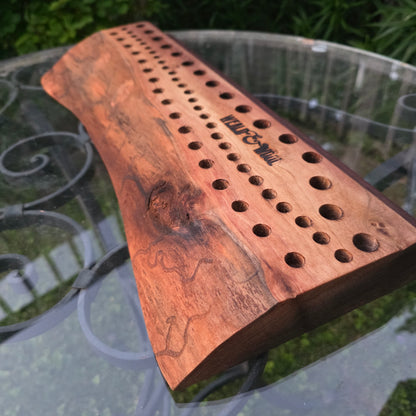17" Live Edge Walnut Goldilocks Peg Loom