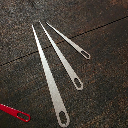 Metal Tapestry Weaving Needles - 3 pc set - Rose Gold