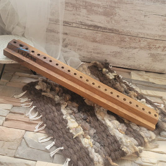 24" OG Peg Loom - White Oak with Blue Sparkles - 25-196