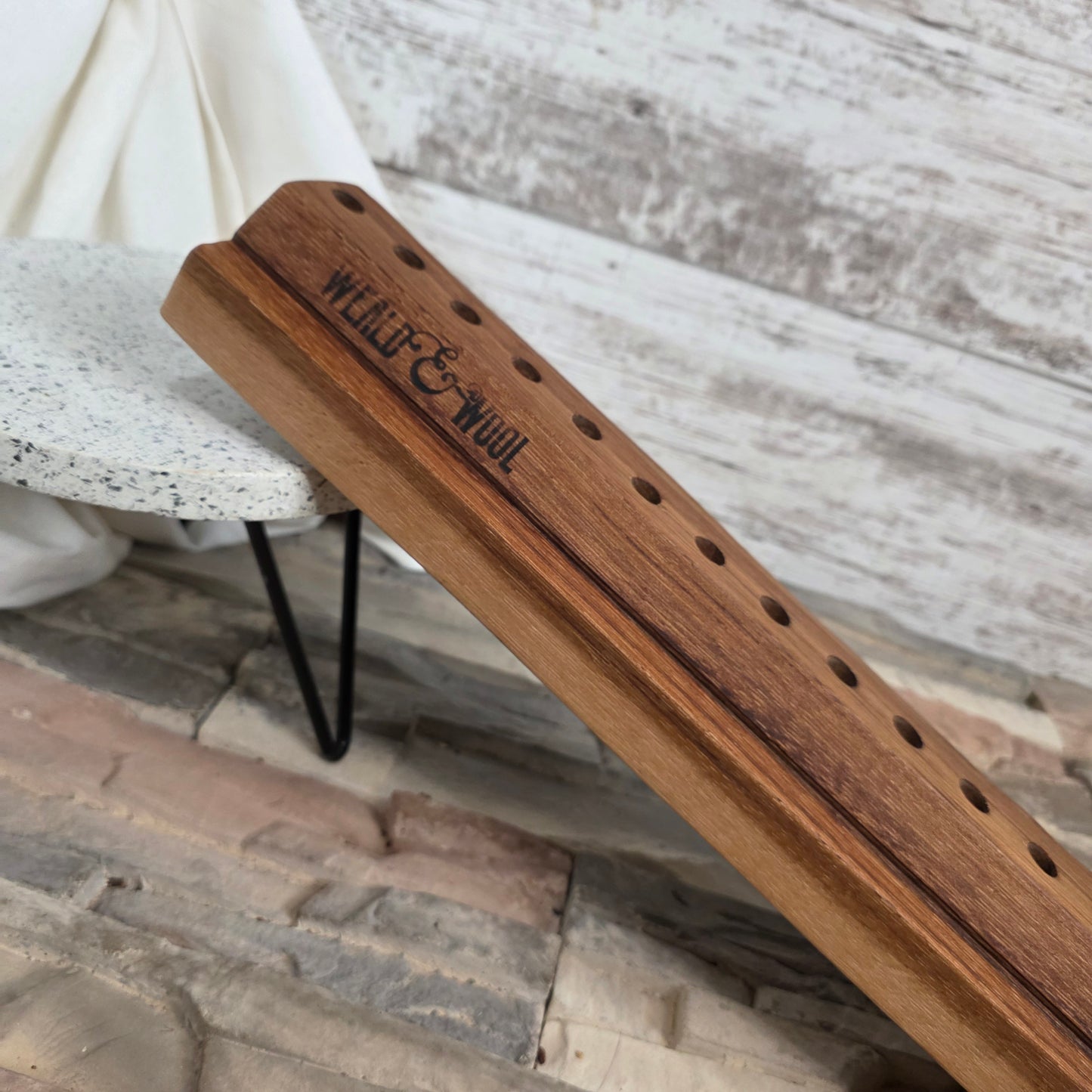 18" Live Edge Hickory OG Peg Loom