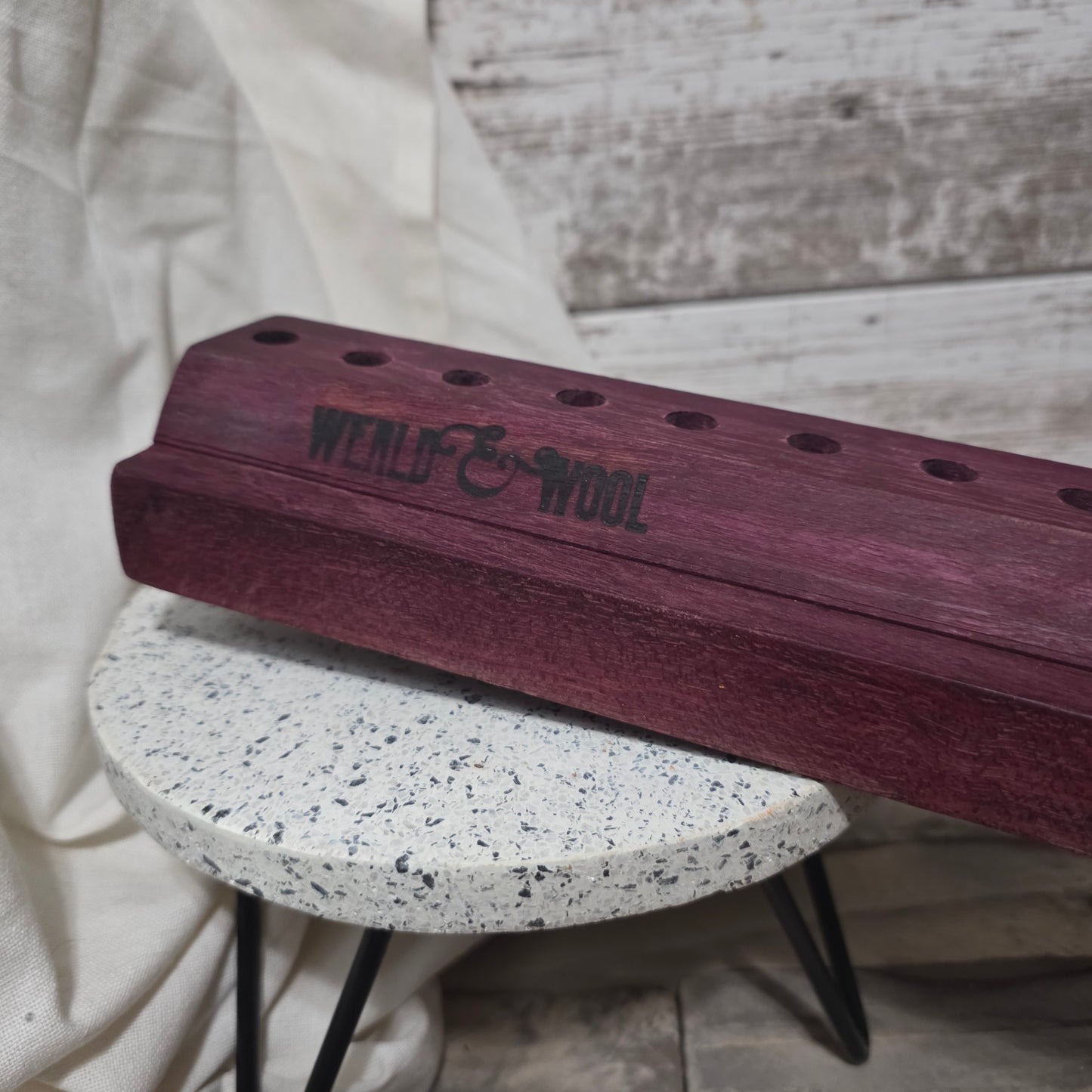 36" Purpleheart OG Peg Loom