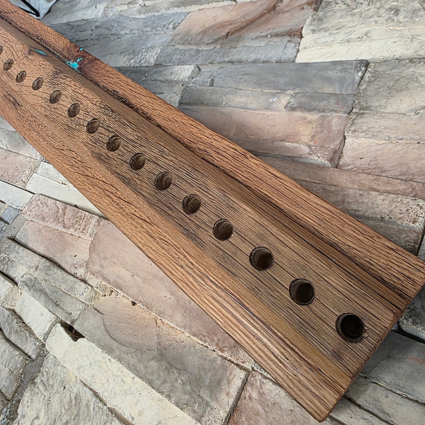 30" Reclaimed Barnwood White Oak OG Peg Loom
