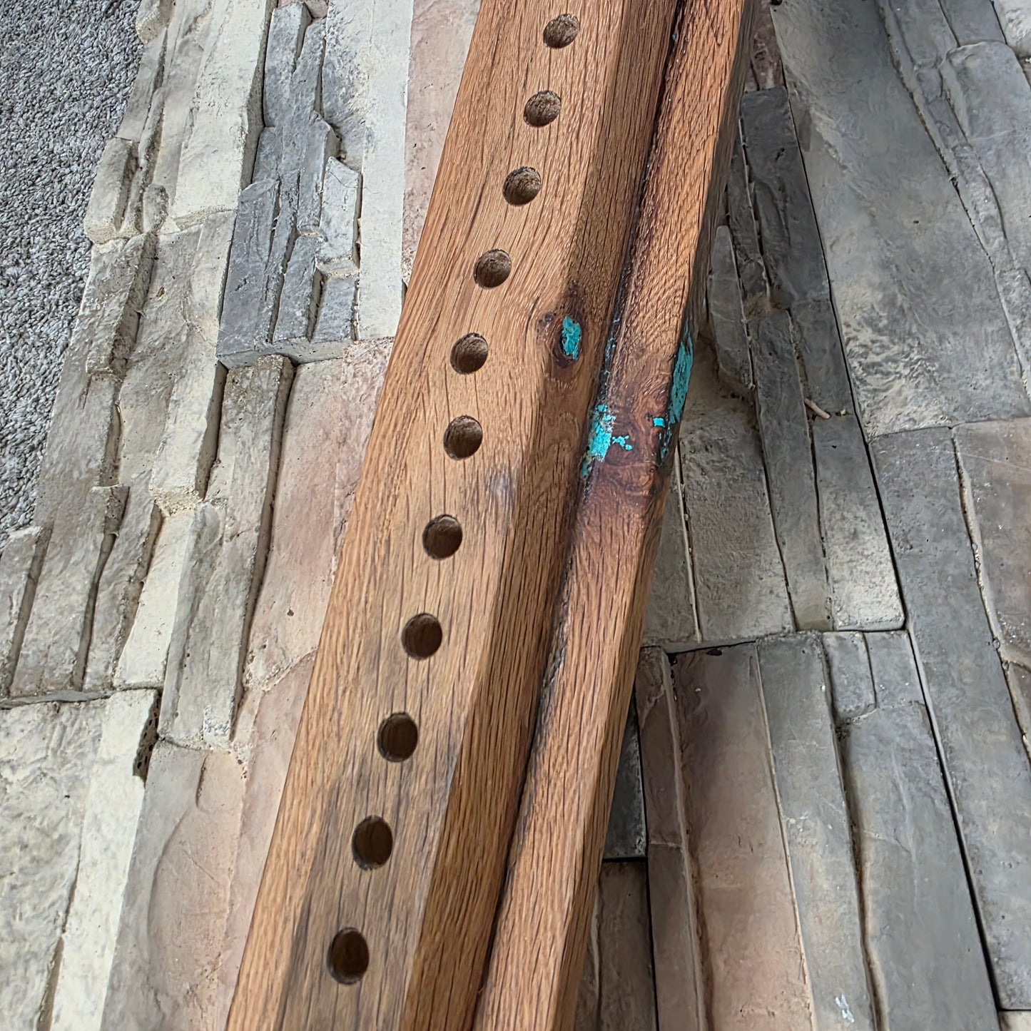 30" Reclaimed Barnwood White Oak OG Peg Loom