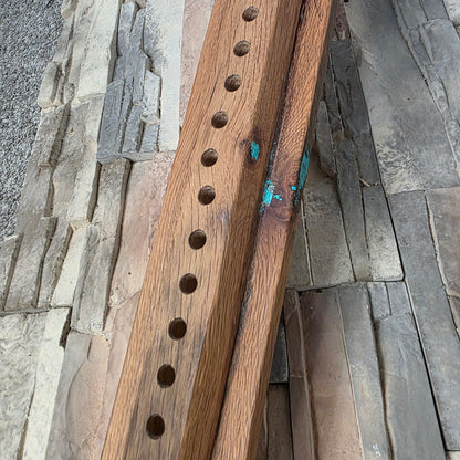 30" Reclaimed Barnwood White Oak OG Peg Loom