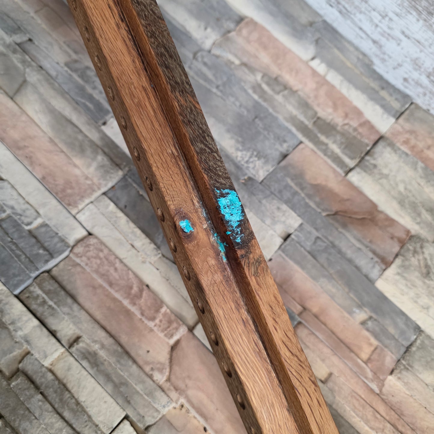 30" Reclaimed Barnwood White Oak OG Peg Loom