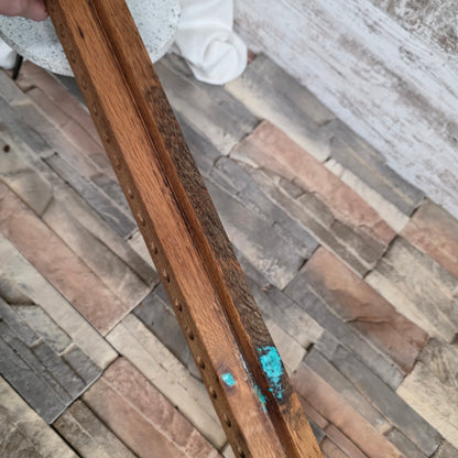 30" Reclaimed Barnwood White Oak OG Peg Loom