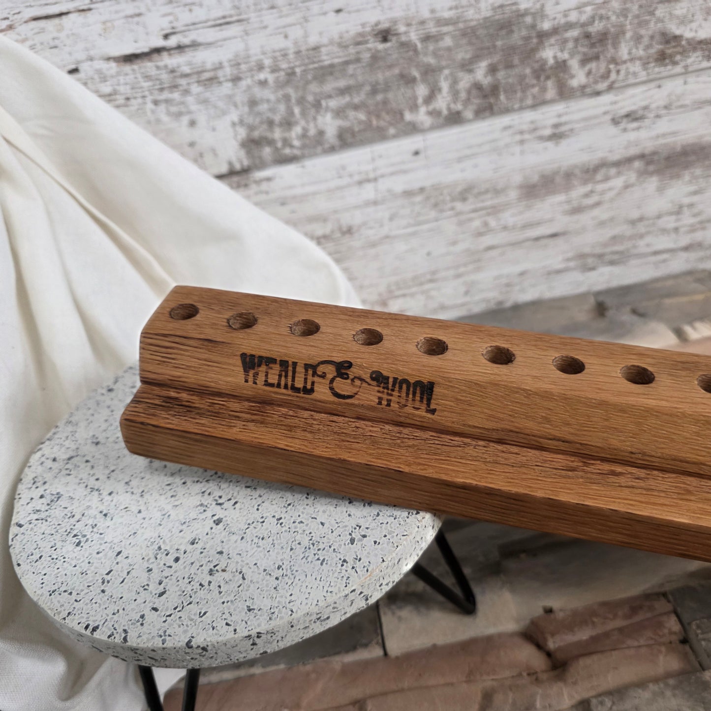 30" Reclaimed Barnwood White Oak OG Peg Loom