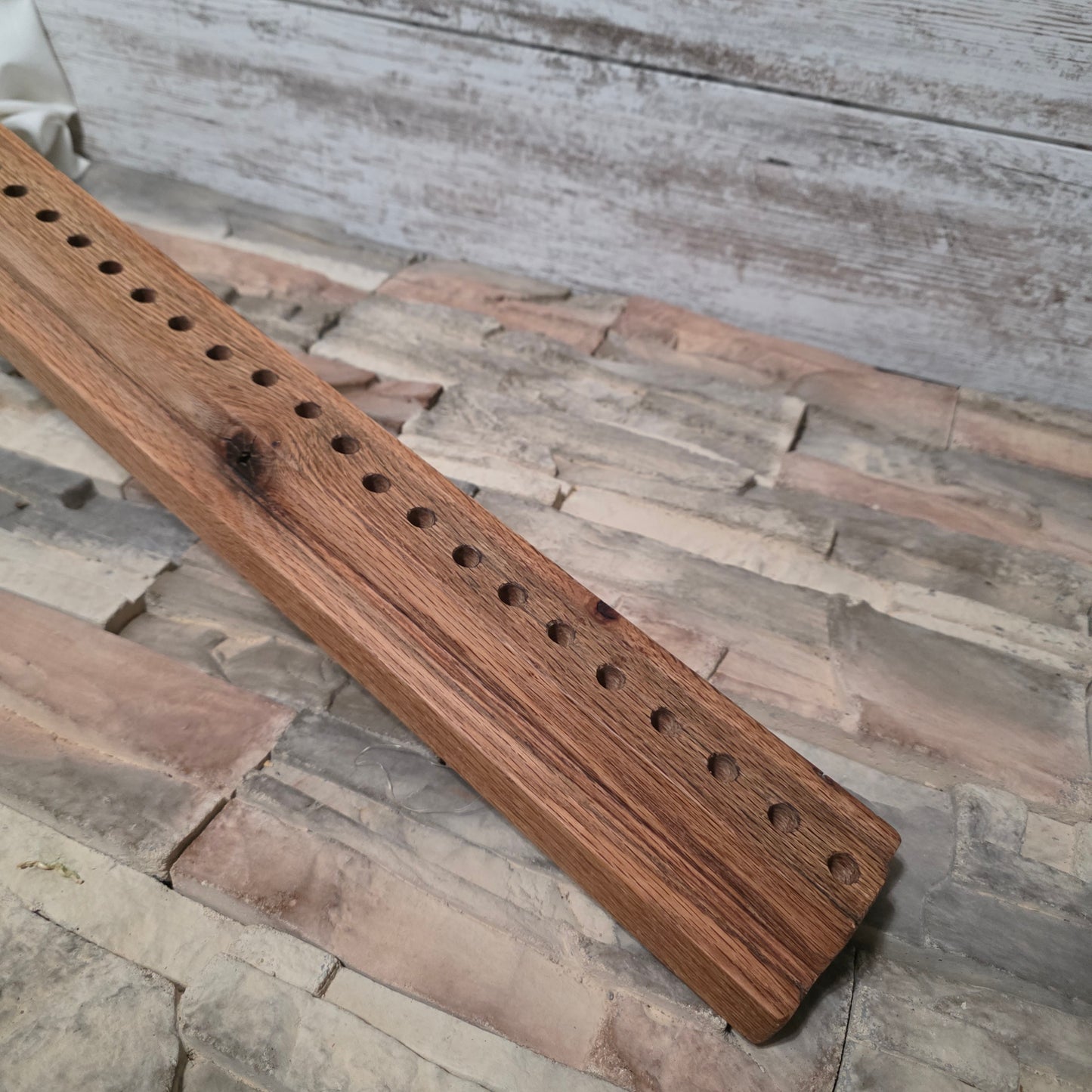 36" Reclaimed Barnwood White Oak OG Peg Loom