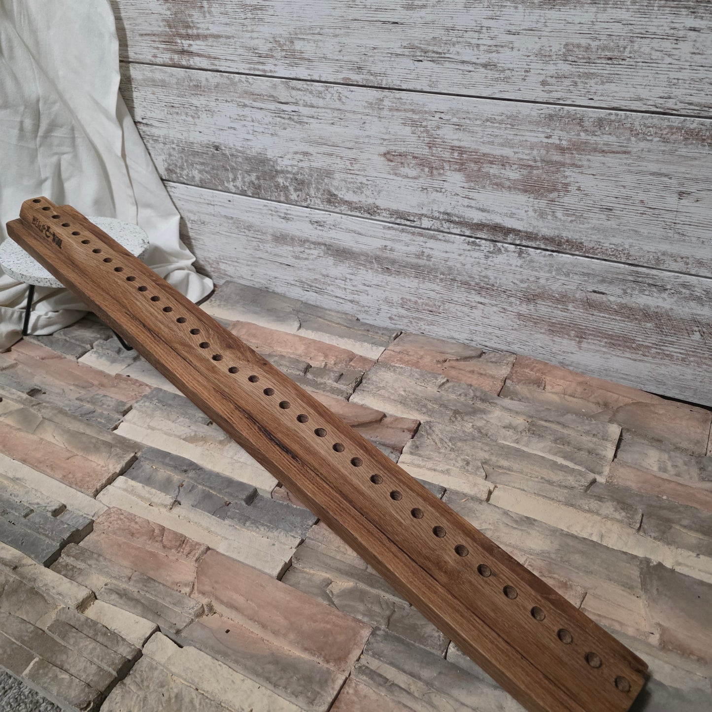 36" Reclaimed Barnwood White Oak OG Peg Loom