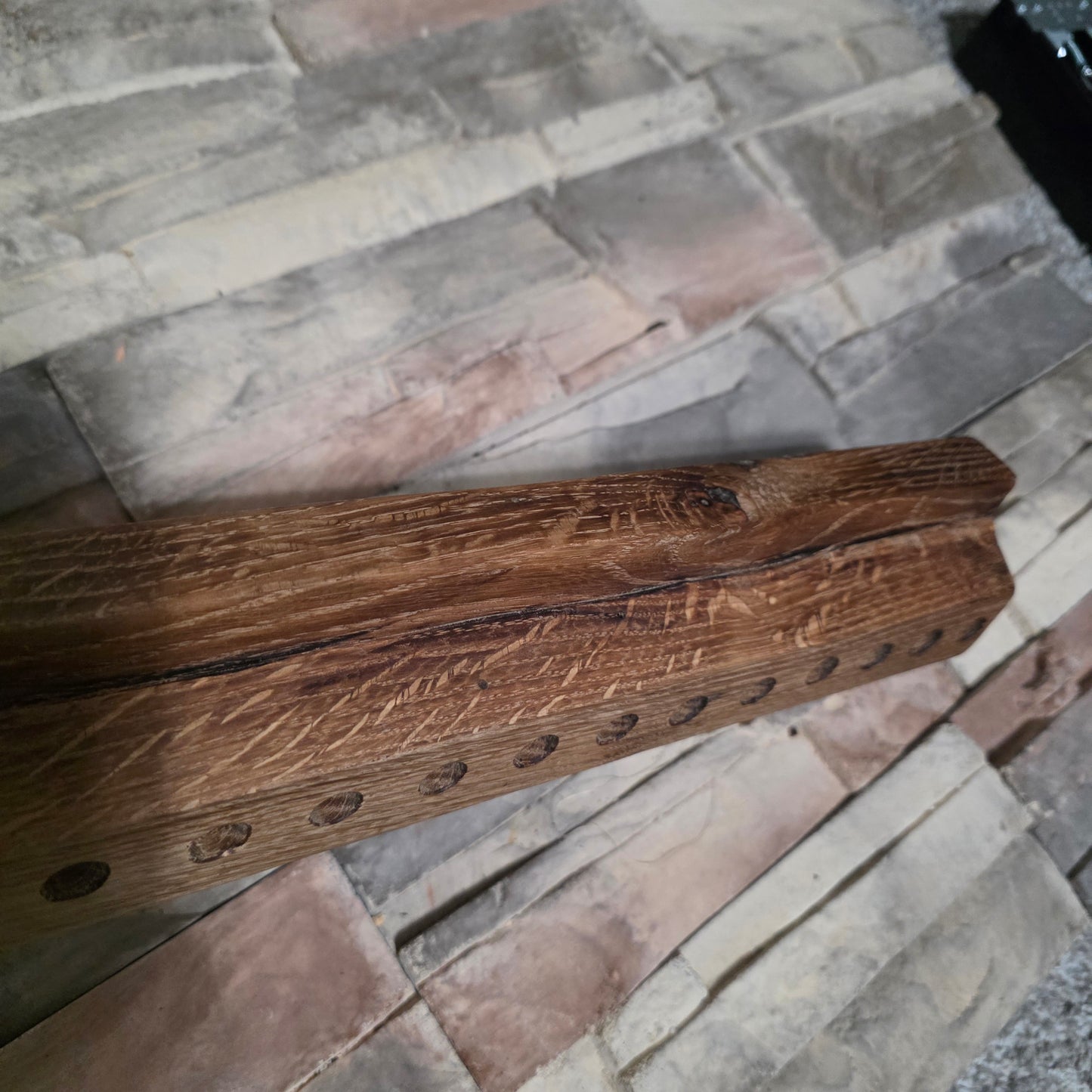 36" Reclaimed Barnwood White Oak OG Peg Loom
