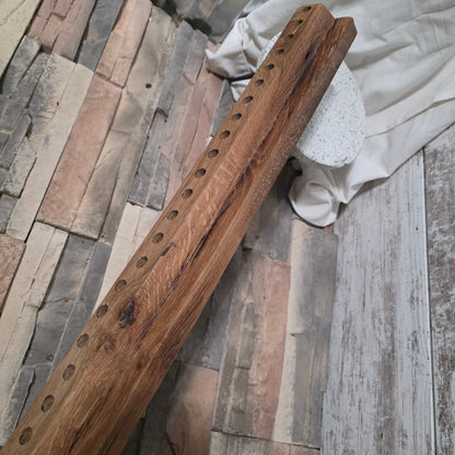 36" Reclaimed Barnwood White Oak OG Peg Loom