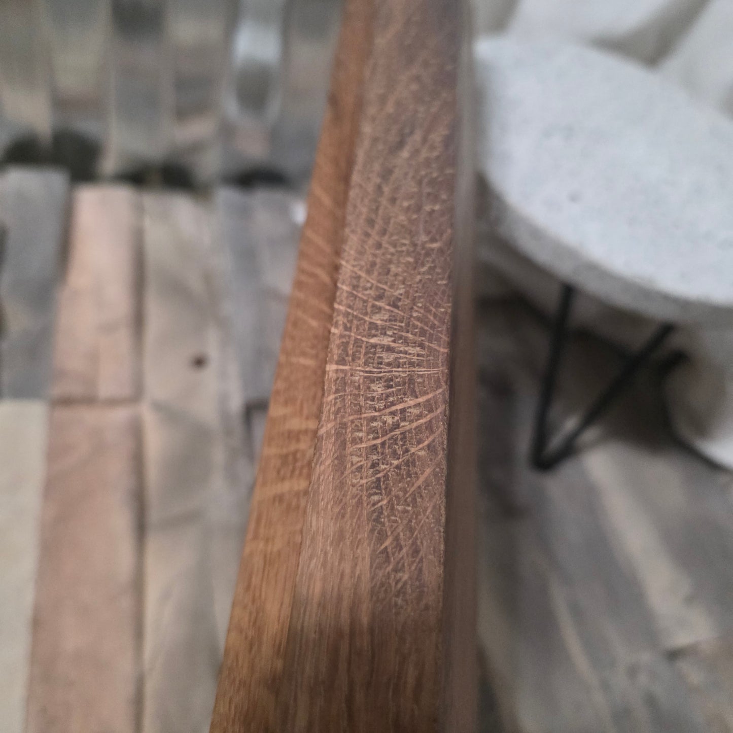 36" Reclaimed Barnwood White Oak OG Peg Loom