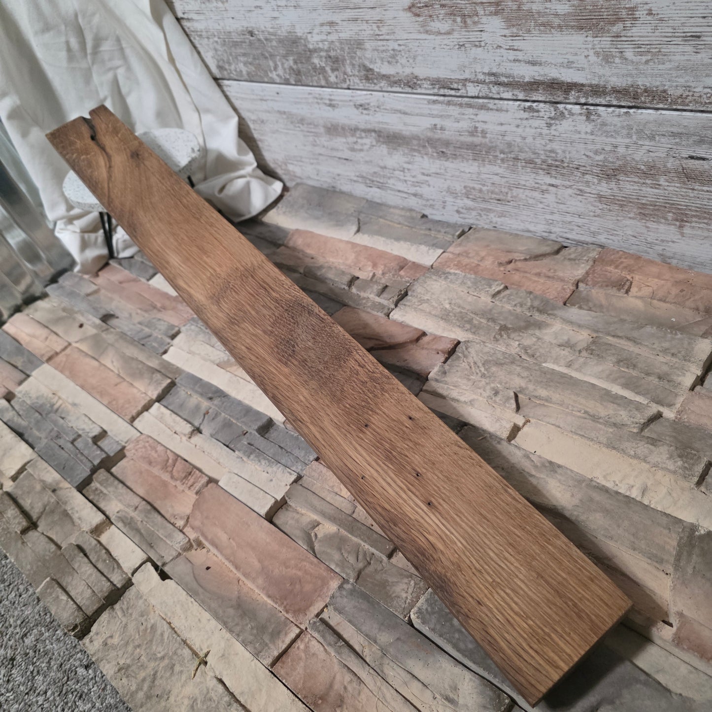 36" Reclaimed Barnwood White Oak OG Peg Loom